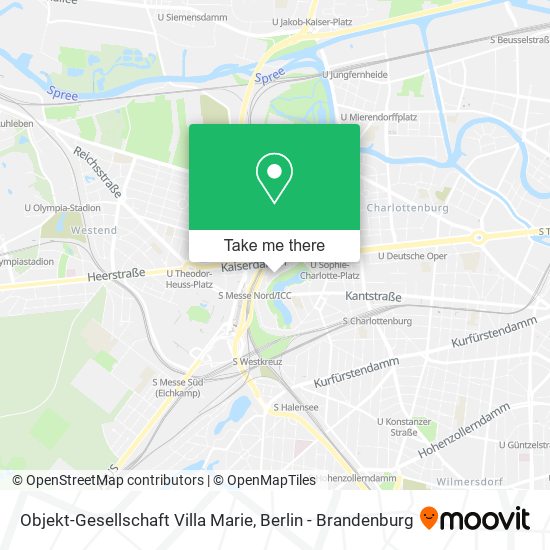 Objekt-Gesellschaft Villa Marie map