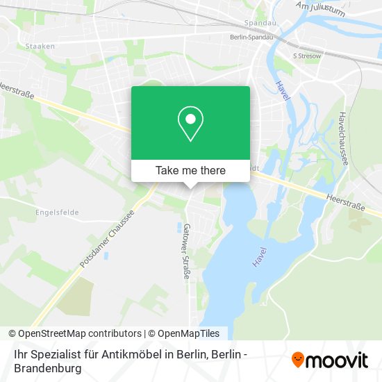 Карта Ihr Spezialist für Antikmöbel in Berlin