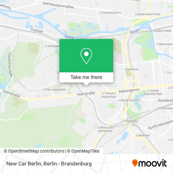 Карта New Car Berlin