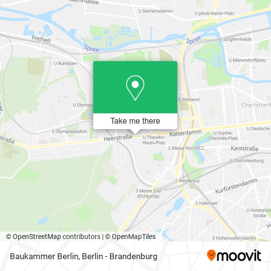 Baukammer Berlin map