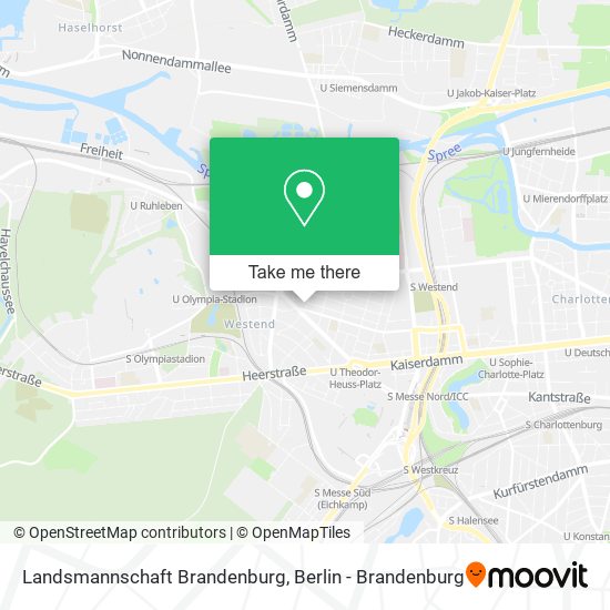 Landsmannschaft Brandenburg map