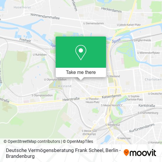 Deutsche Vermögensberatung Frank Scheel map