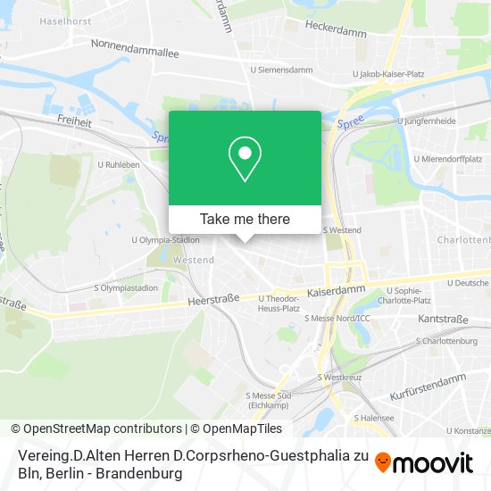 Vereing.D.Alten Herren D.Corpsrheno-Guestphalia zu Bln map