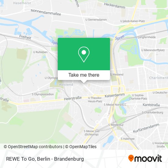 REWE To Go map