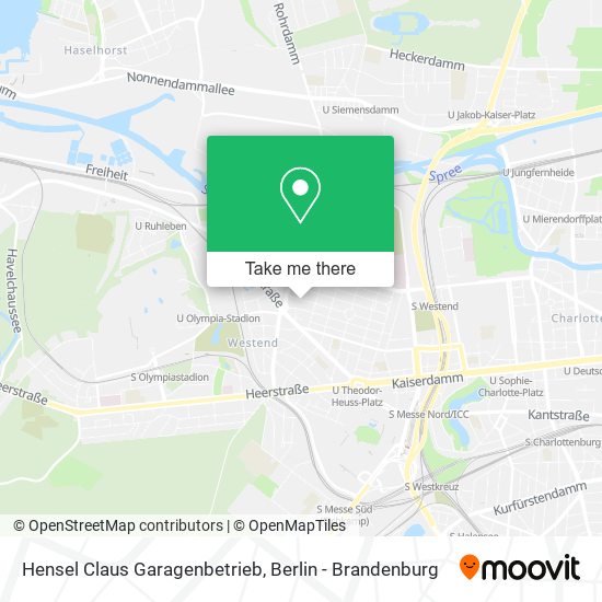 Hensel Claus Garagenbetrieb map