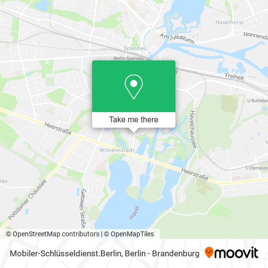 Карта Mobiler-Schlüsseldienst.Berlin