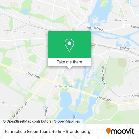 Fahrschule Green Team map