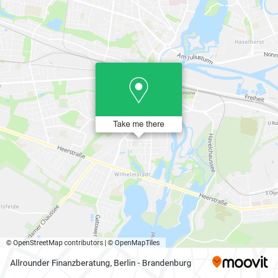 Allrounder Finanzberatung map