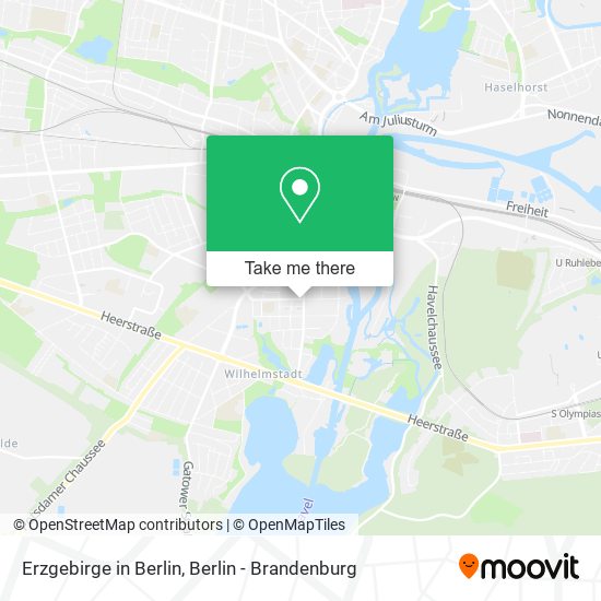 Erzgebirge in Berlin map