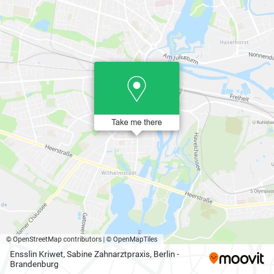 Ensslin Kriwet, Sabine Zahnarztpraxis map