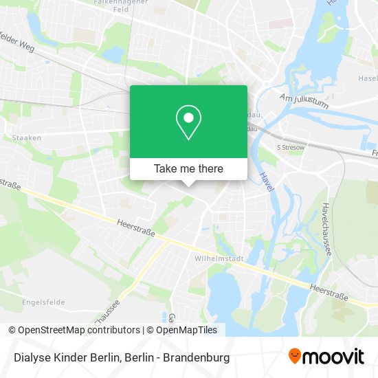 Dialyse Kinder Berlin map