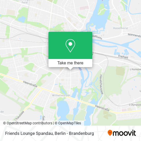 Friends Lounge Spandau map