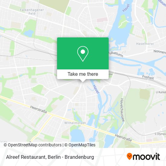 Alreef Restaurant map