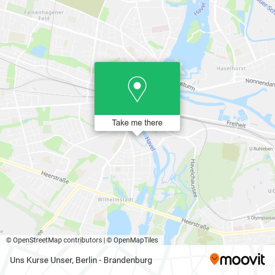 Uns Kurse Unser map