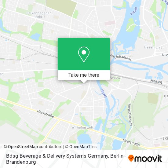 Карта Bdsg Beverage & Delivery Systems Germany