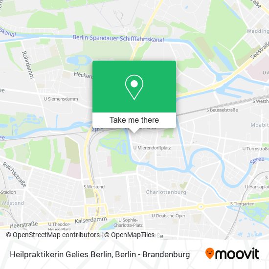 Карта Heilpraktikerin Gelies Berlin