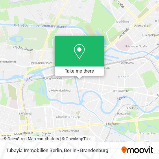 Карта Tubayia Immobilien Berlin