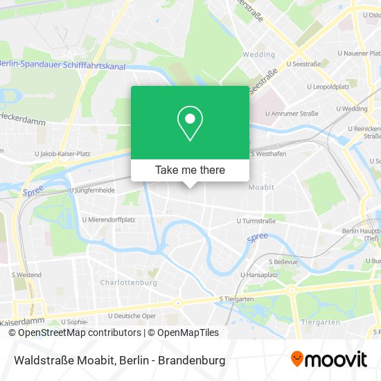 Waldstraße Moabit map