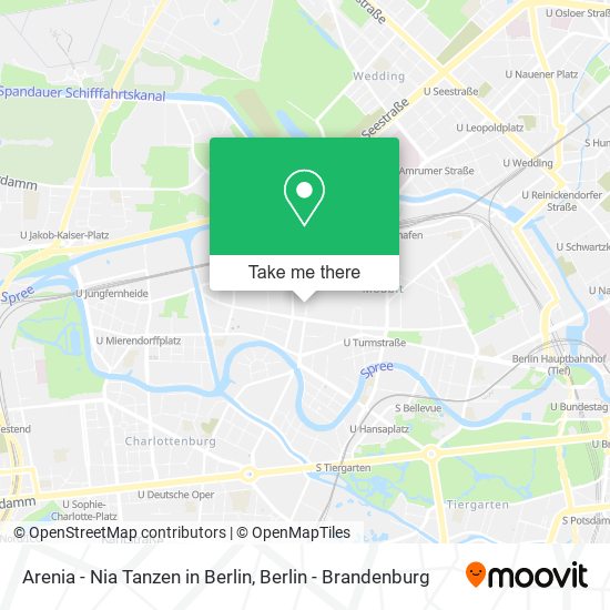 Arenia - Nia Tanzen in Berlin map