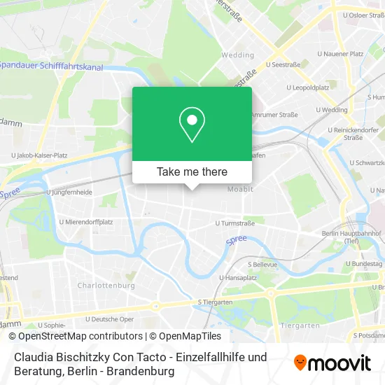 Карта Claudia Bischitzky Con Tacto - Einzelfallhilfe und Beratung