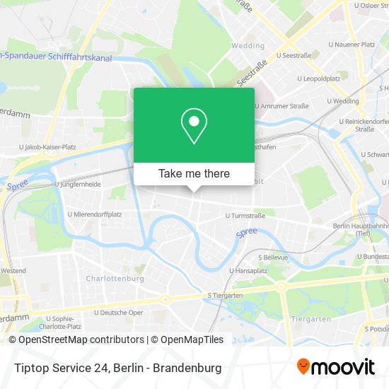 Tiptop Service 24 map