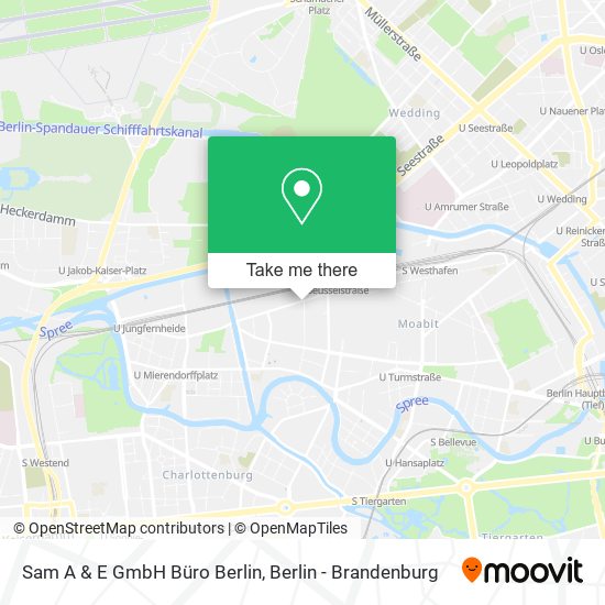 Sam A & E GmbH Büro Berlin map