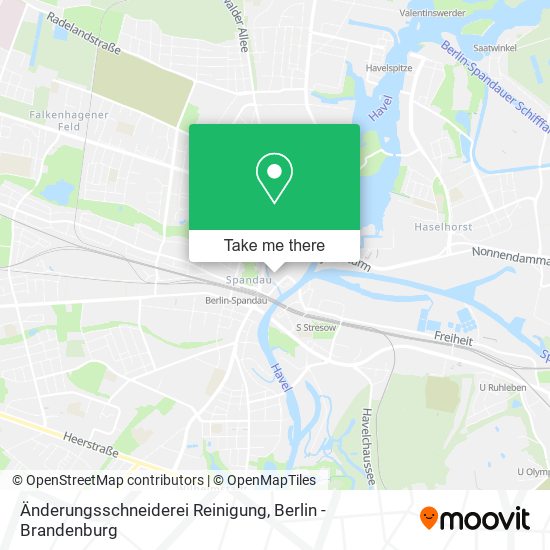 Änderungsschneiderei Reinigung map