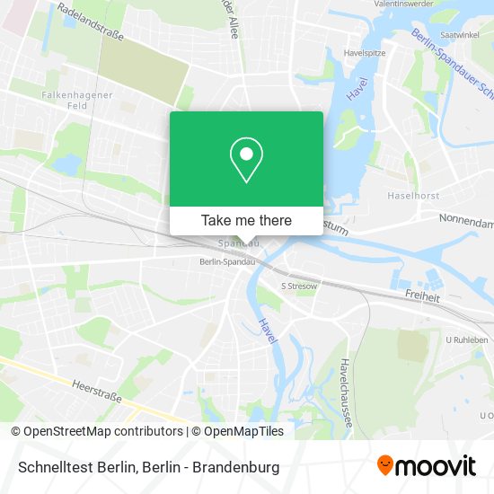 Карта Schnelltest Berlin