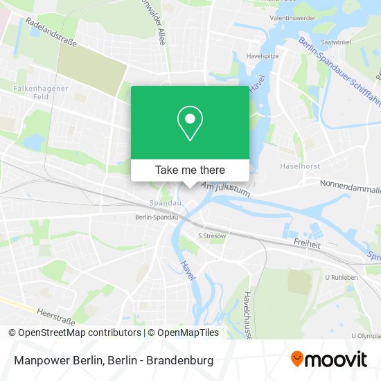 Manpower Berlin map