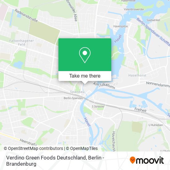 Verdino Green Foods Deutschland map