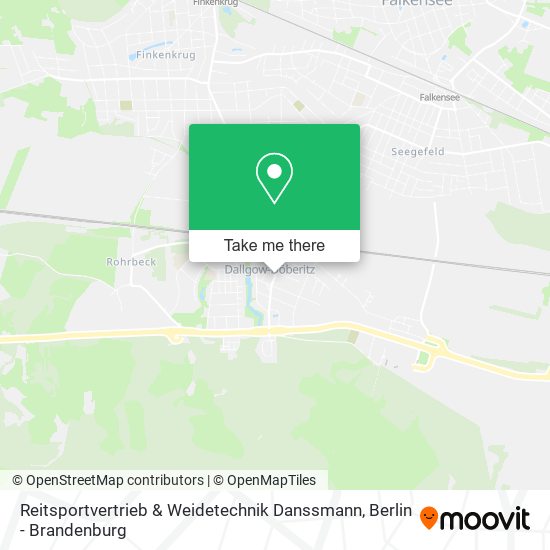 Карта Reitsportvertrieb & Weidetechnik Danssmann