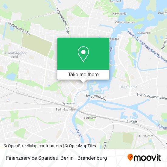 Finanzservice Spandau map