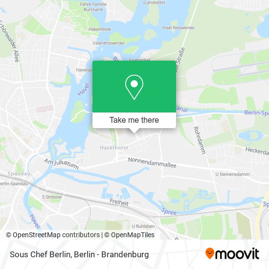 Карта Sous Chef Berlin