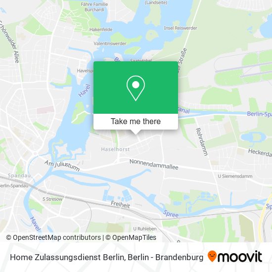 Карта Home Zulassungsdienst Berlin