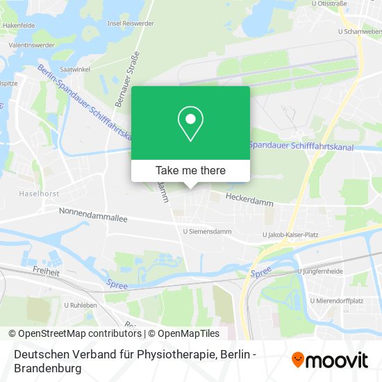 Deutschen Verband für Physiotherapie map