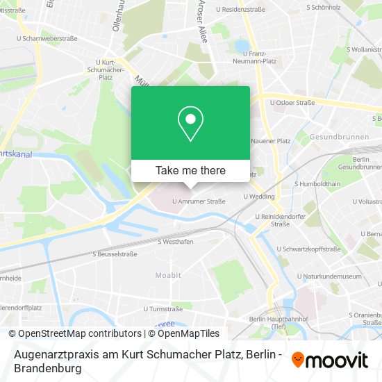 Augenarztpraxis am Kurt Schumacher Platz map