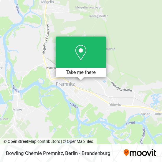 Bowling Chemie Premnitz map