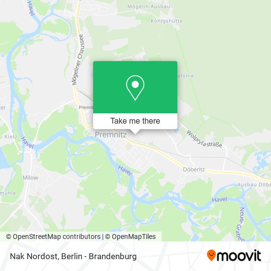 Nak Nordost map