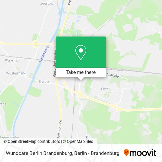 Карта Wundcare Berlin Brandenburg