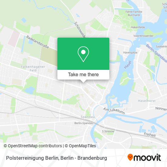 Карта Polsterreinigung Berlin