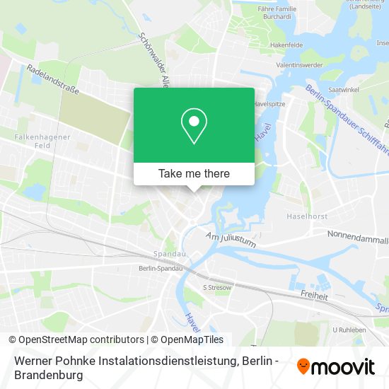 Карта Werner Pohnke Instalationsdienstleistung