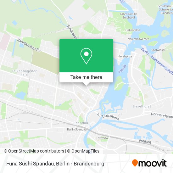 Funa Sushi Spandau map