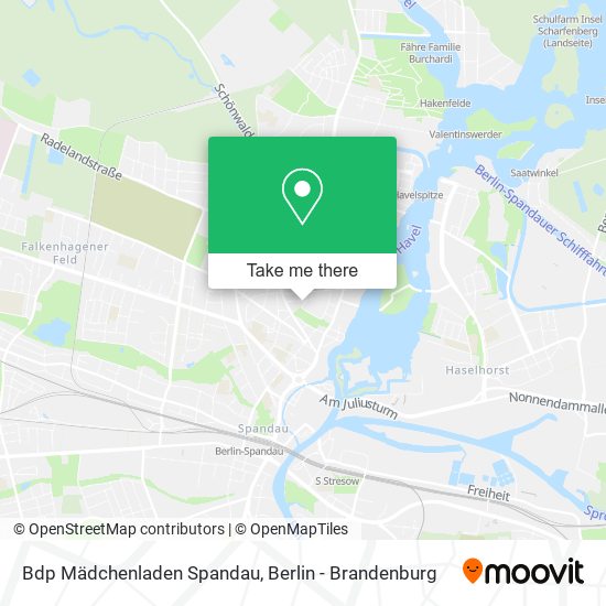 Bdp Mädchenladen Spandau map