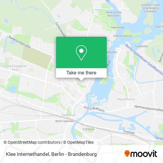 Klee Internethandel map