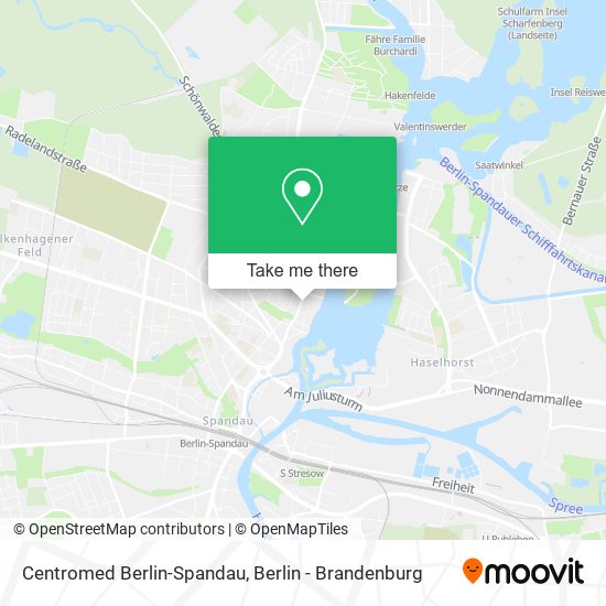 Centromed Berlin-Spandau map