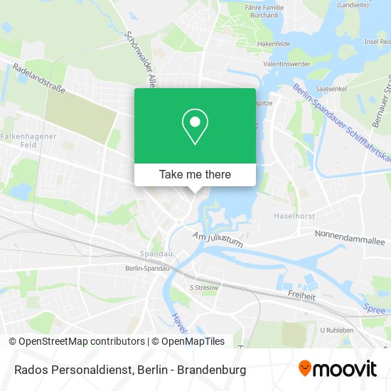 Rados Personaldienst map