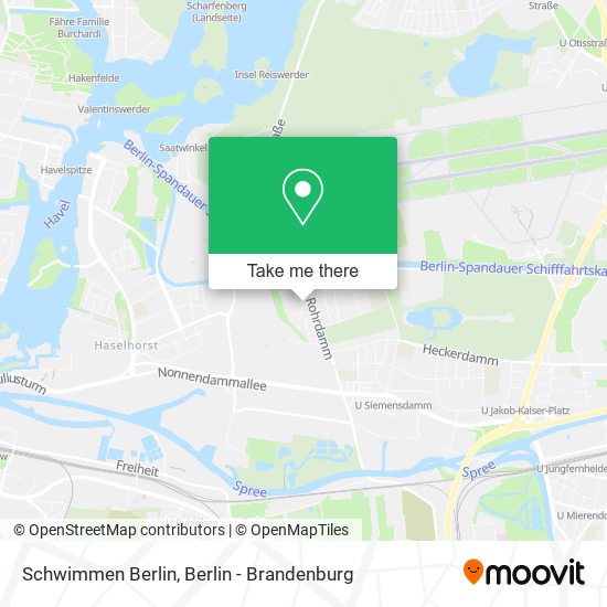 Schwimmen Berlin map