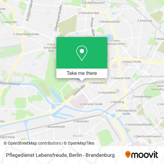 Pflegedienst Lebensfreude map