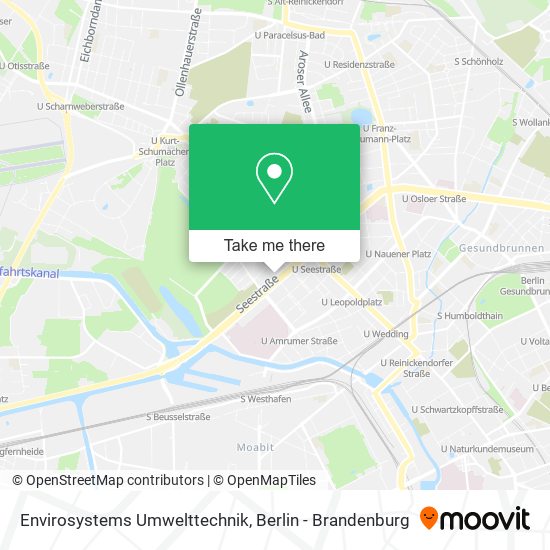 Envirosystems Umwelttechnik map