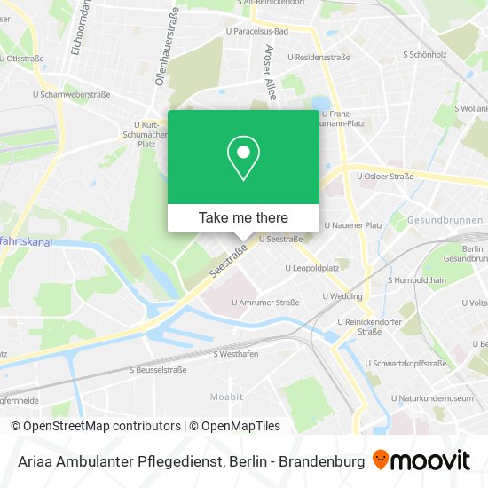 Ariaa Ambulanter Pflegedienst map